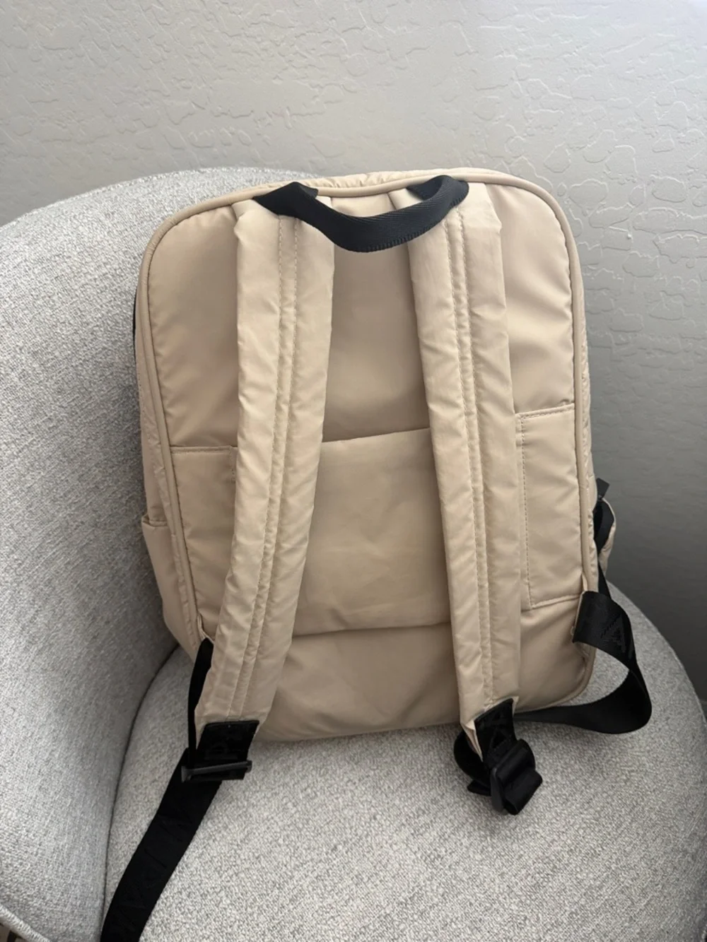 Calpak Luka 15 inch Laptop Backpack in Oatmeal
